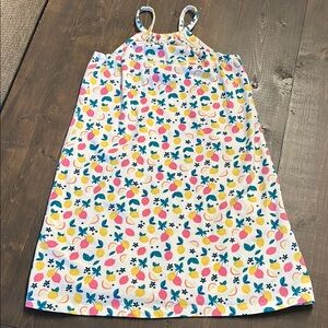 Girls Hatley Adjustable Strap Dress Citrus Pink Lemons 🍋 7